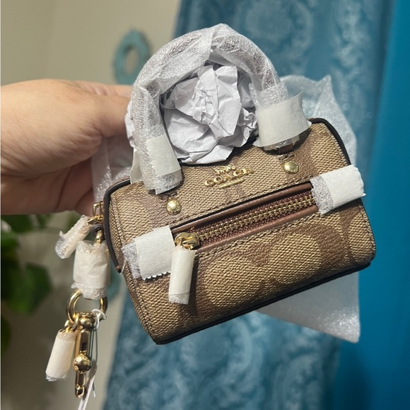 Coach Mini Rowan Bag Charm - Picture 1 of 5